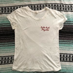 John Galt Brandy Melville Cute But Psycho Tee